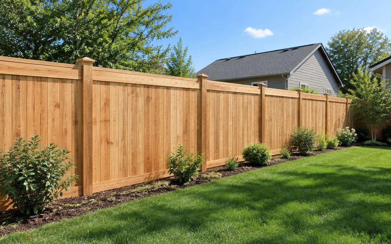 Fencing work in progress
