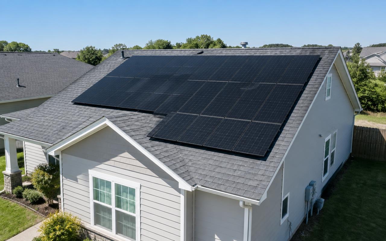 Solar work in progress